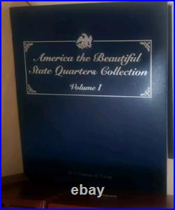 America The Beautiful State Quarter Collection Vol I&II pcs stamp&coin WithCabinet