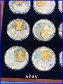 American Mint Collection Quarters Of The Fifty States Hard Case Coa Ccb4 12 Coin