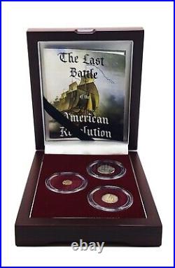 American Revolution The Last Battle (3 Silver & Gold coin boxed collection)