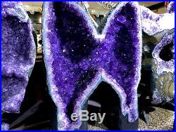 Amethyst Angel Wings Crystals Quartz Mineral Rock Geode Pirate Gold Coins