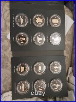 Ancient Egypt coin collection 24k gold plating