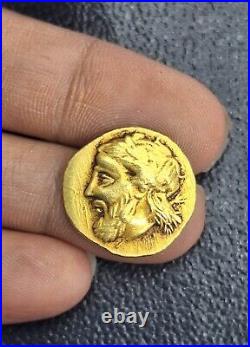 Ancient Greek Pegasus a winged horse Zeus Solid 22K Gold Coin collectible