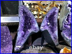 Angel Wings Amethyst Crystals Quartz Mineral Rock Geode Pirate Gold Coins