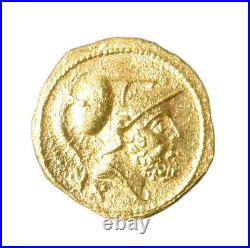 Anonymous Av 60 Asses Roman Republic 211-208 Bc 24k Gold Coin Novelty Strike