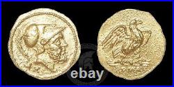 Anonymous Av 60 Asses Roman Republic 211-208 Bc 24k Gold Coin Novelty Strike