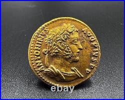 Antique Roman Gold Coin 17 k 8 Grams Jewelry Necklace Pendant Collectables