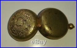 Antique Sovereign Coin Holder Wallet Old Gold Lustre Case money box saving bank