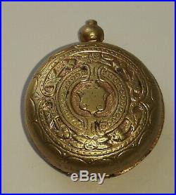 Antique Sovereign Coin Holder Wallet Old Gold Lustre Case money box saving bank