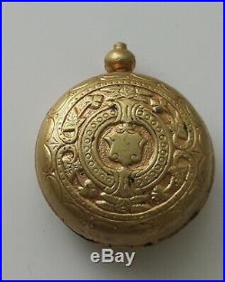 Antique Sovereign Coin Holder Wallet Old Gold Lustre Case money box saving bank