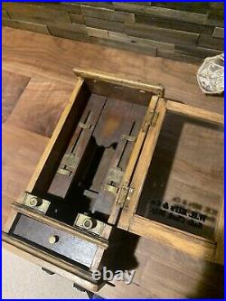 Antique W. H. Ells & Co Safe Chek Safecheck Mfg Gold Coin Tester Bank Machine Bu
