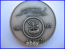 Asher From The 12 Tribes Of Israel Salvador Dali Pure Silver 3-oz. Coin+gold