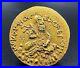 Asian India Indo Greek Kushan Gold Coin 17 k 7.9 G Antiquities Collectables