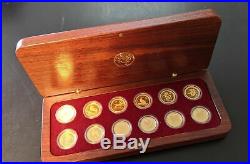 Australia $15 1/10th oz. 9999 Gold Lunar Proof Coin Series 12-Year Collection