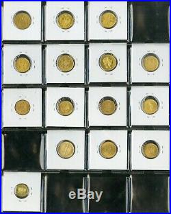 Austria Gold Coin Collection Lot of 18 Coins ALL SCANNED