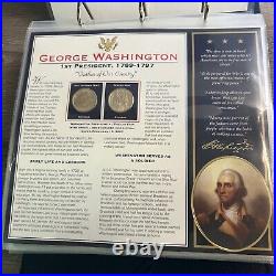 BRADFORD AUTHENTICATED United States Presidential Dollar Coin Collection Vol. 1