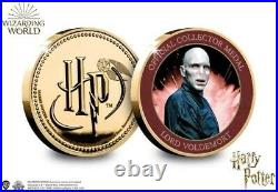 BRAND NEW Official Harry Potter Gold Plated Medal Boxed Edition