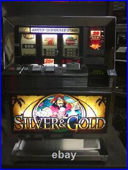 Bally 6000 Silver & Gold 3 coin SLOT MACHINE