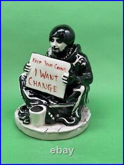 Banksy Street Art by Kevin Francis,'Keep Your Coins, I WANT CHANGE' NEW 5.5