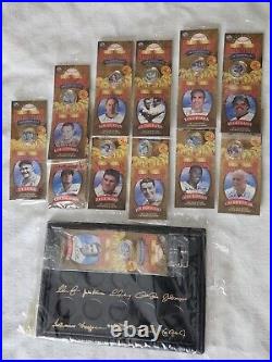 Baseball Legends 24k Gold Plated Quarters Collection Of 12 Players With Holder