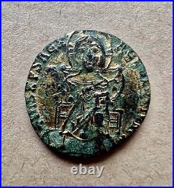 Basileios II & Constantine VIII (976-1025) foureé histamenon. A rare coin