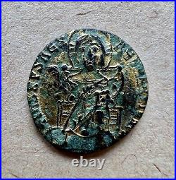 Basileios II & Constantine VIII (976-1025) foureé histamenon. A rare coin