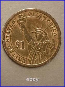 BestOffer Vintage Collectible US $1 COIN JOHN ADAMS 2ND PRESIDENT 1797-1801 GOLD