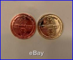 Bimtoy Tiny Ghost Coin Set (Bronze & Gold) Bimcoin Rare HTF