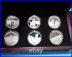 Bradford Exchange 6 150th Transcontinental Railroad Coins, 5 Wwii 75 Anniversary