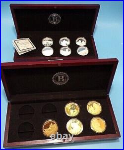 Bradford Exchange 6 150th Transcontinental Railroad Coins, 5 Wwii 75 Anniversary