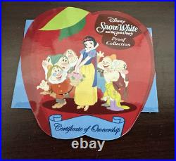 Bradford Exchange Disney Snow White Collection 24k Gold Plated Coin Set Of 12