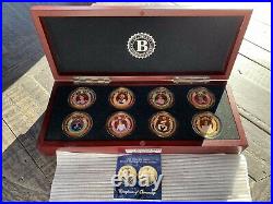 Bradford Mint 24K Gold Plated DIANA PRINCESS OF WALES Coin Collection LTD 2017