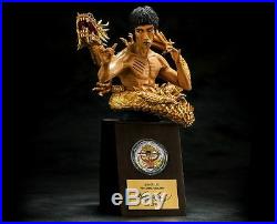 Bruce Lee 75th Anniversary Pure Gold Official Color Silver Coins Figure Limited