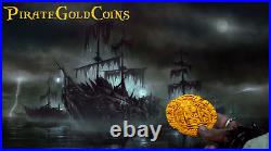 Byzantine Constans II Av Solidus 18kt Pirate Gold Coin Ancient Jewelry Necklace