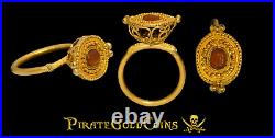 Byzantine Ring 5-6th Century Cage Ring Pirate Gold Coins Fleet Ancient Jewelry