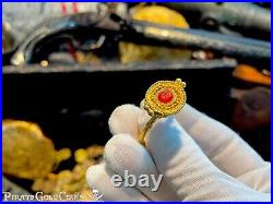 Byzantine Ring 5-6th Century Cage Ring Pirate Gold Coins Fleet Ancient Jewelry