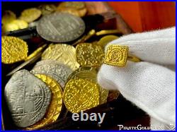 Byzantine Ring Jesus Christ 6 Century Pirate Gold Coins Fleet Ancient Jewelry