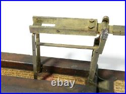 C1810 Stephen Houghton & Sons Folding Gold GUINEA Coin Balance Scales Boxed