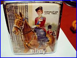 C1953. Queen Elizabetii Cigarette Case&golden Jubilee Coin. Extra Rare. Made In Uk