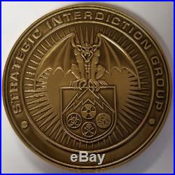 CIA Central Intelligence Agency SIG Strategic Interdiction Group Gold 3 Coin