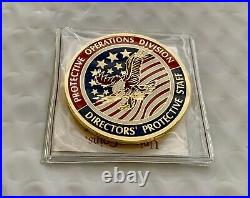 CIA DCI Director's Protective Staff Operations Special Agent Flag Challenge Coin