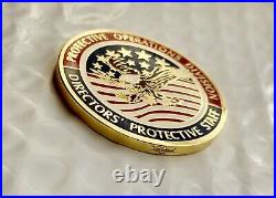 CIA DCI Director's Protective Staff Operations Special Agent Flag Challenge Coin