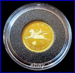 Canada 2006 $1 Dollar. 9999 Fine Gold Proof Coin in Original Box Coa