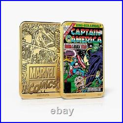 Captain America Ingots / Coins Complete Collection Gold Ingot Collectable Set