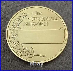 Central Intelligence Agency CIA Gold 3 retirement medallion VERY RARE