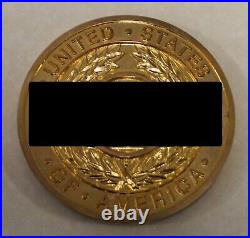 Central Intelligence Agency CIA Gold Retirement Medallion Challenge Coin