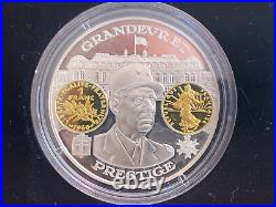 Certified French History Medal Coin Collection. 999 Fine Silver &. 999 Gold 340g
