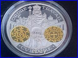 Certified French History Medal Coin Collection. 999 Fine Silver &. 999 Gold 340g