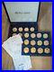 Certified RMS Titanic 18 Piece Centenary Gold Plated Copper Coin Collection