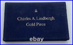 Charles A. Lindbergh Gold Piece 10k Coin in Original Case