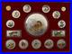 Chinese Commemorative Gold & Silver Plated Coin Set 2010 Year Of The Tiger